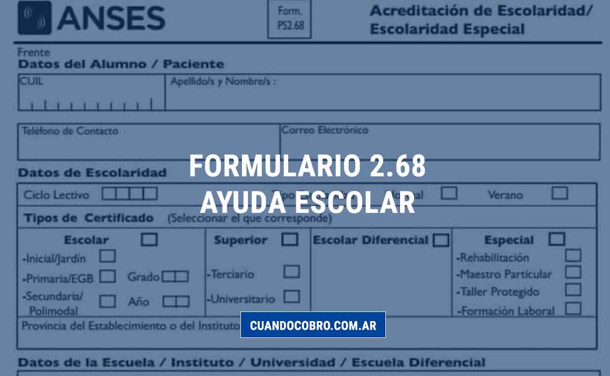 formulario ayuda escolar