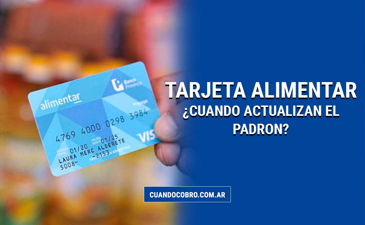 cuando actualizan el padron alimentar