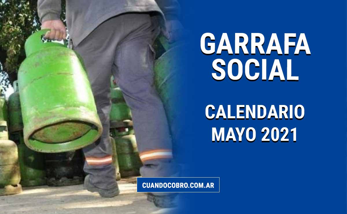 garrafa social mayo 2021 calendario