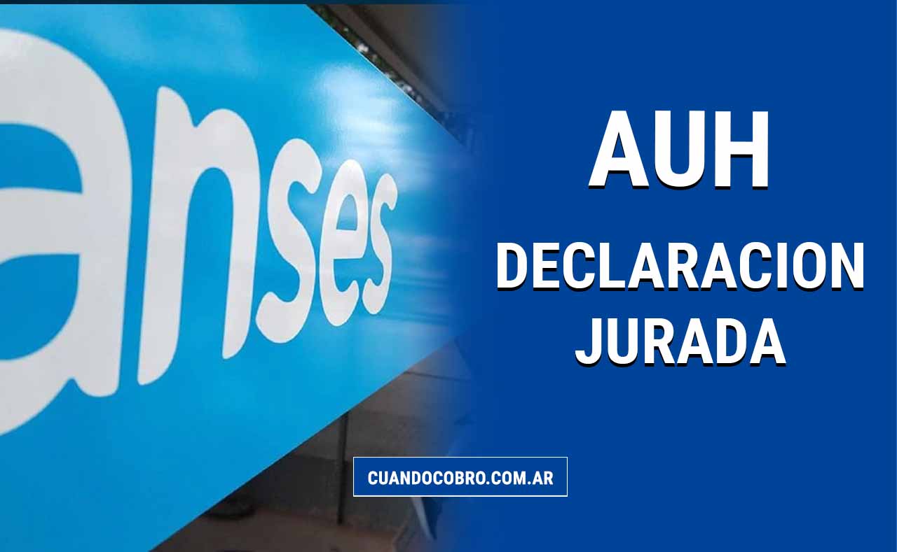 declaracion jurada auh 2021