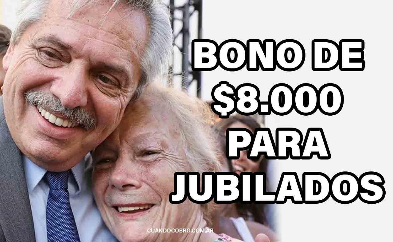 bono de 8000