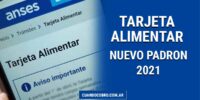 alimentar nuevo padron 2021