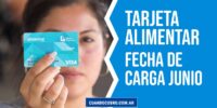 tarjeta alimentar fecha de carga junio 2021