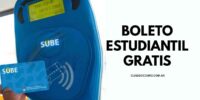 boleto estudiantil